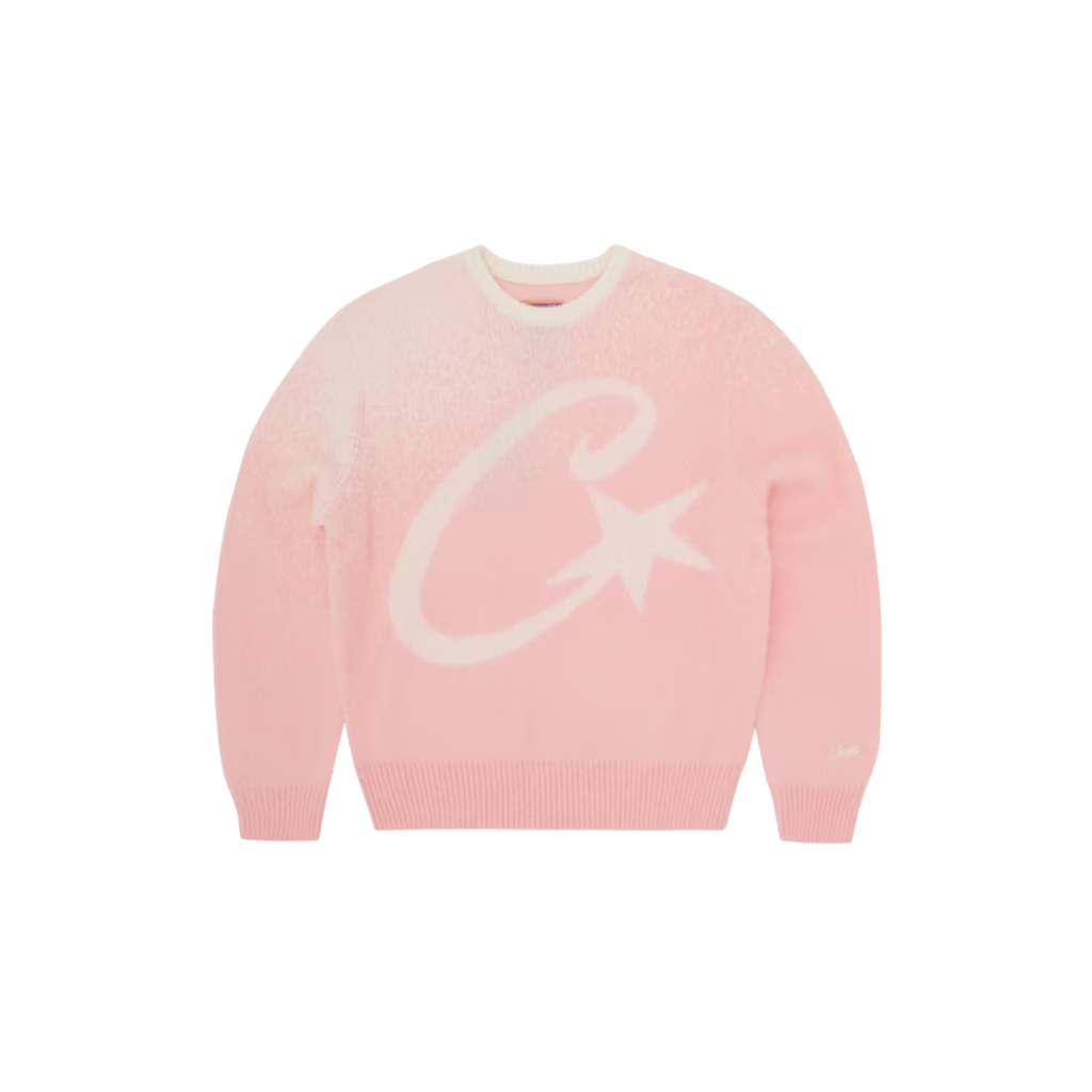 Corteiz C Star Mohair Knit Sweater 'Pink' - dconcept.eu