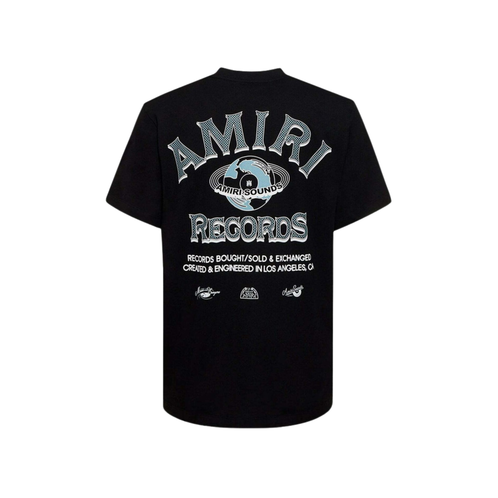 Amiri Global Records Tee “Black”