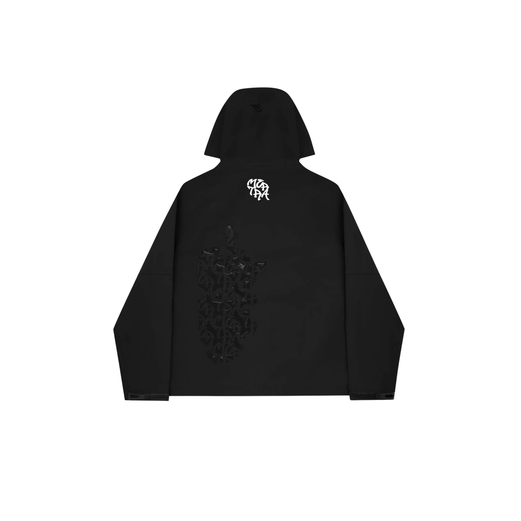 Mertra Monogram Shell Jacket Black - dconcept.eu