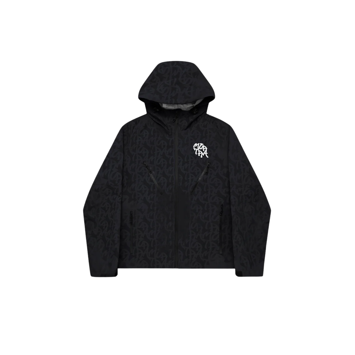 Mertra Monogram Shell Jacket Black - dconcept.eu