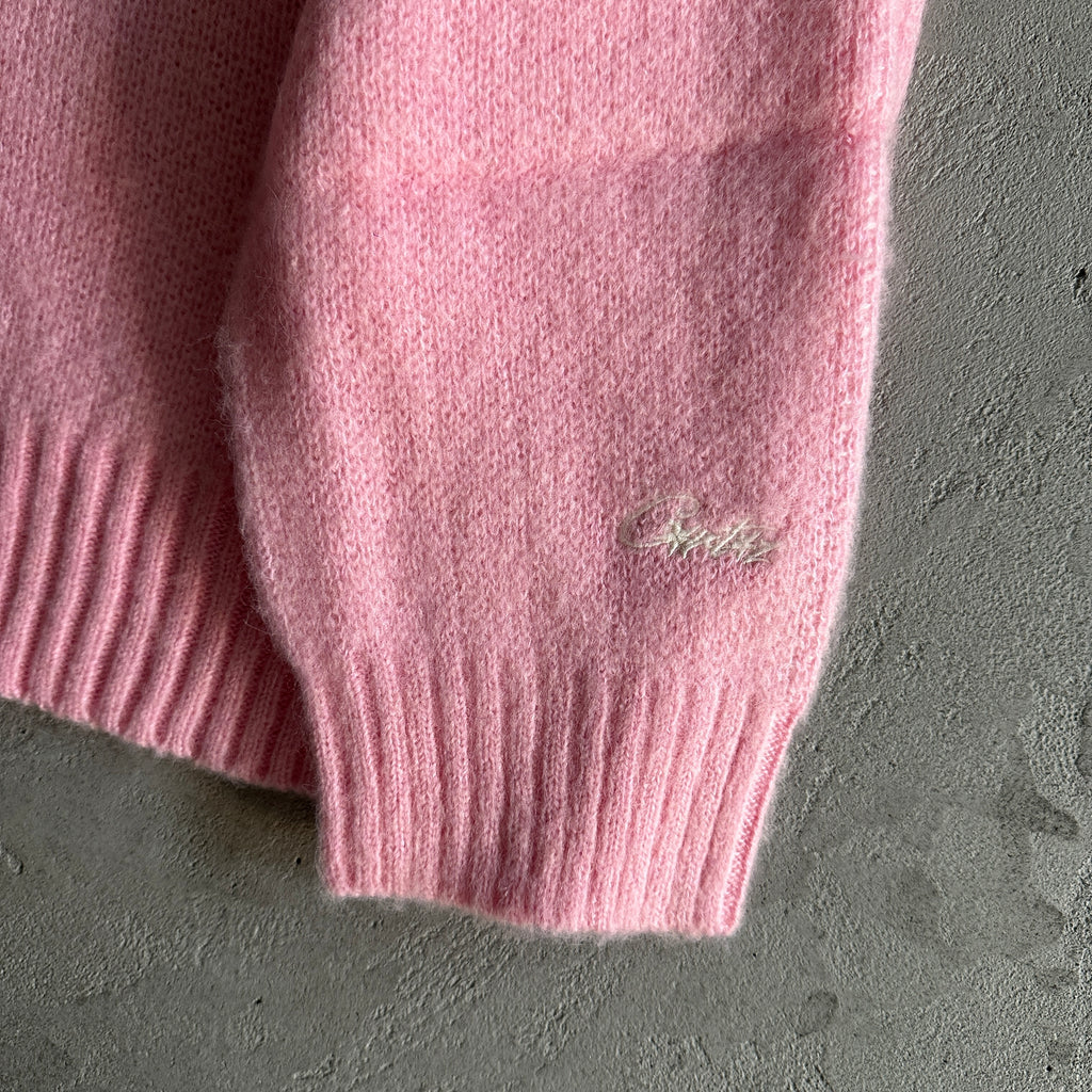 Corteiz C Star Mohair Knit Sweater 'Pink' - dconcept.eu