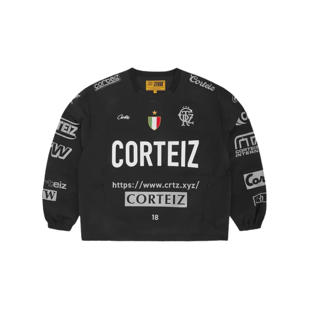 Corteiz RTW Sponsors Training Pullover ‘Black’ - dconcept.eu